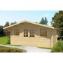 Chalet en bois 20m2 500x410cm ROME TUINDECO