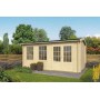 Chalet bois 15m2 300x500cm AISTE TUINDECO