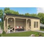 Chalet en bois 24m2 350x700cm KUKKA TUINDECO