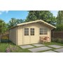 Chalet bois 25m2 500x500cm HENDRICK TUINDECO