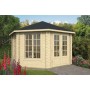 Pavillon Chalet bois 18m2 Octogonal LYNN TUINDECO