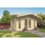 Chalet bois 18m2 430x430cm LAULA TUINDECO