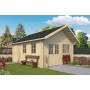 Chalet habitable 25m2 490x580cm BERLIN TUINDECO