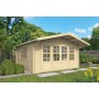 Chalet bois 15m2 340x440cm BLACKPOOL TUINDECO