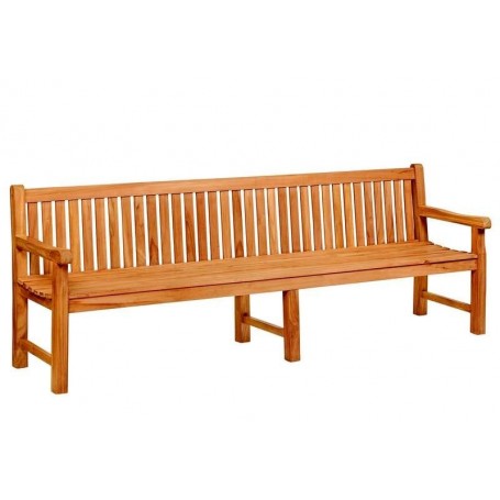 Banc de jardin en TECK 3 pieds 250cm