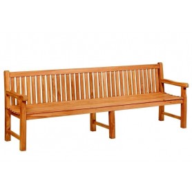 Banc de jardin en TECK 3 pieds 300cm design et robuste Banc de jardin en TECK 3 pieds 300cm