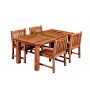 Table de jardin en teck 180cm Modern TUINDECO