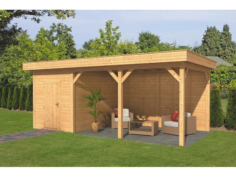 Pavillon ossature bois Oslo en mélèze/douglas Type 7