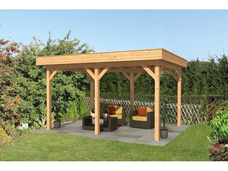 Pavillon ossature bois Oslo en mélèze/douglas Type 1