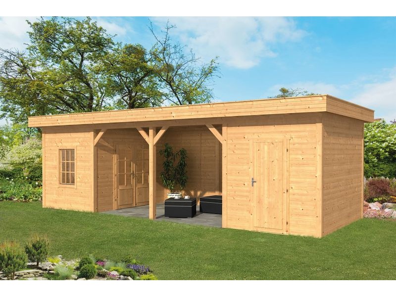Pavillon ossature bois Oslo en mélèze/douglas Type 12