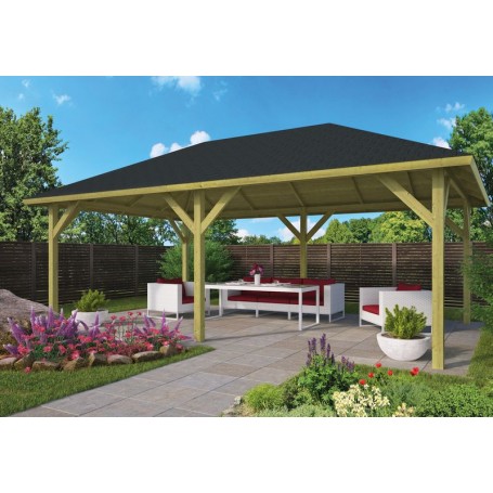 Pavillon de jardin 30m2 440x690cm ULTIMO