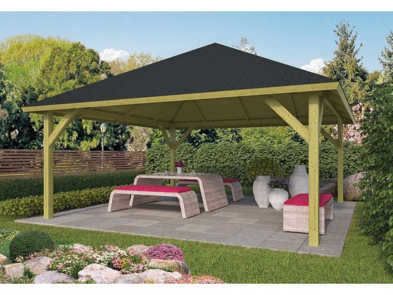 Pavillon de jardin 30m2 550x550cm EXTREMO