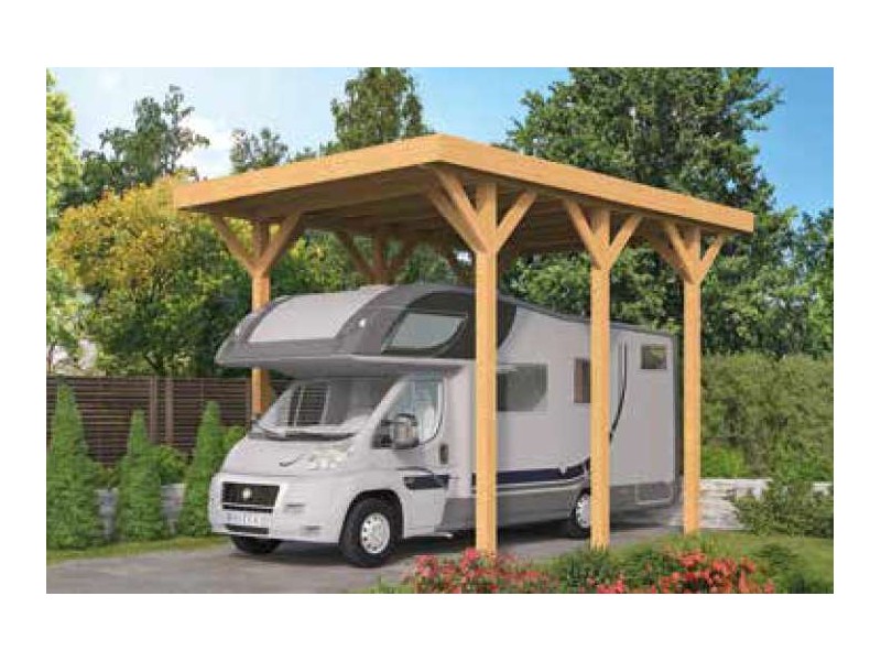 carport camping-car Hauteur 4m 450x600cm LEMSELO de Jardin et Chalet