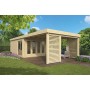 Photo Chalet bois 36m2 900x400cm CASPER de Jardin et Chalet