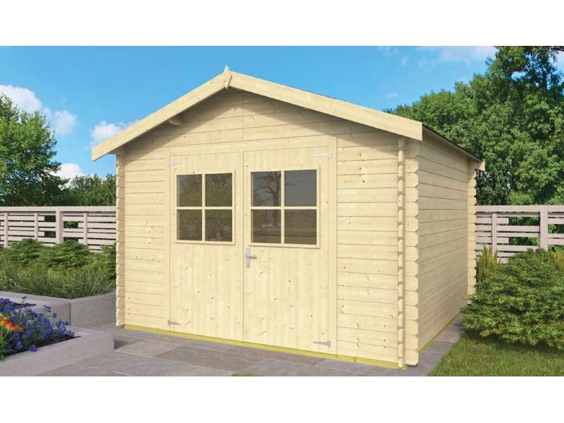 Photo du chalet bois 9m2 300x300cm NOJA de Jardin et Chalet