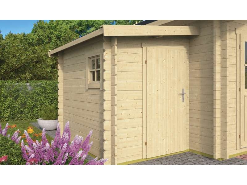 Chalet annexe 28mm 160x220cm + fenêtre de Jardin et Chalet