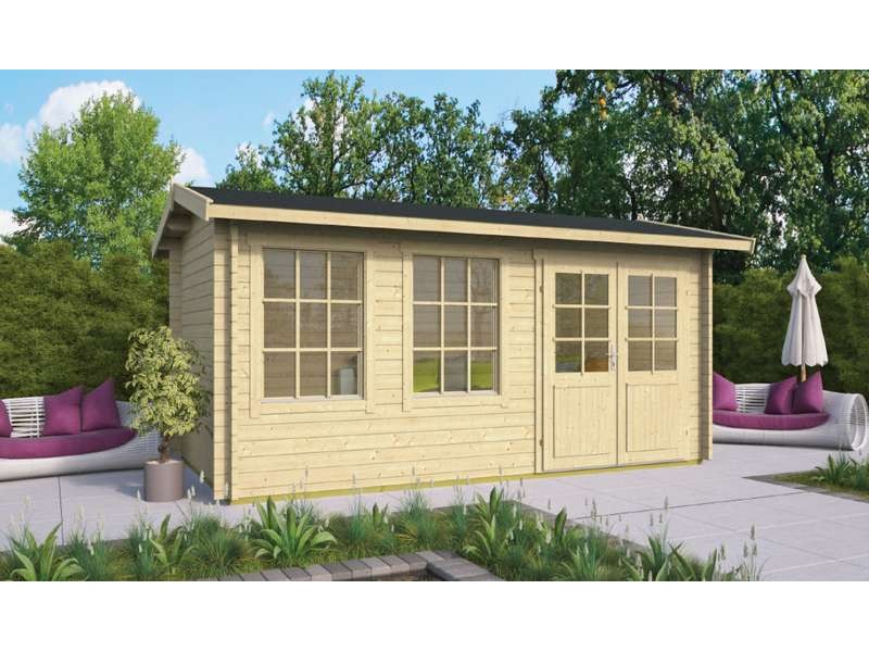 Photo du chalet bois 11m2 450x250 SHANNON de jardinetchalet