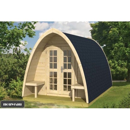 Chalet bureau de jardin POD 400 9m2 de jardin et chalet