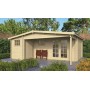 Chalet bois 23m2 595x450cm CATHERINE de jardin et chalet