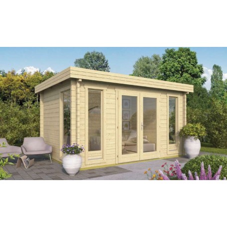 Chalet bois 11m2 410x300cm VICTOIRE de Jardin et Chalet