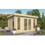 Chalet bois 11m2 410x300cm VICTOIRE de Jardin et Chalet