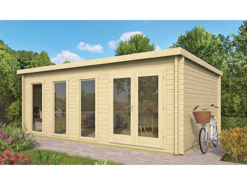 Abri de jardin bois 22m2 GABRIELLE – Bureau ou studio lumineux
