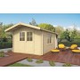 Chalet bois 10,7m2 280x380cm PAMPLONA