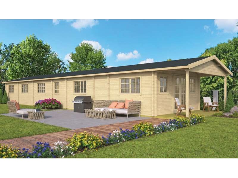 Photo du Chalet bois 84,2 + 6,9 m2 Anthony de Jardin et Chalet