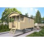 Roulotte en bois 240x600cm - Jardin et chalet