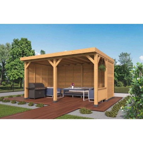 Abri Douglas 20m2 500x370cm WEZEP de jardin et chalet