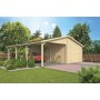 Garage carport 30,8+28,4m2 830x765cm Berggren