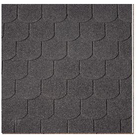 Bardeaux de toiture queue de castor noir 3m2 ( shingle ) - Chalet bois Bardeaux de toiture queue de castor noir 3m2 ( shingle )