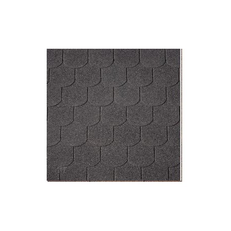 Bardeaux de toiture queue de castor noir 3m2 ( shingle )