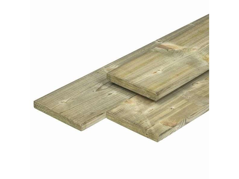 Planches en Pin Imprégné d'Europe Centrale 1,5x14,0 cm – Résistant