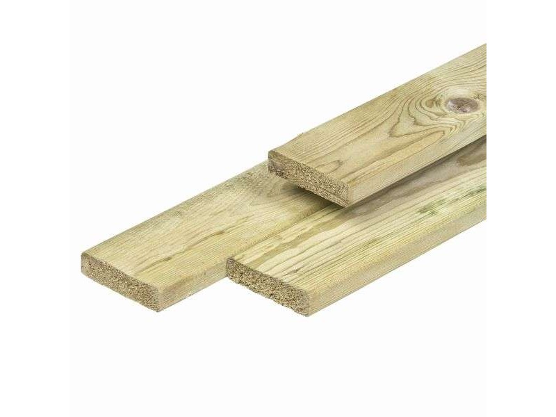 Planche en sapin imprégné d'Europe du nord 1.9x7.0