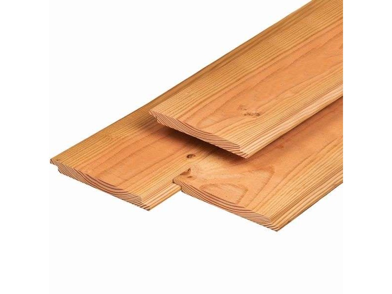 Planche à profilé double languette Red Class Wood 1.8x19.5