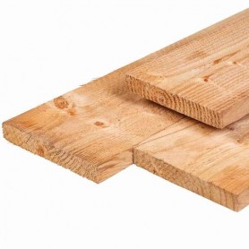 Planche latérale en douglas 2.5x25.0 - bois scier fin, sans cœur Planche latérale en mélèze/douglas 2.5x25.0