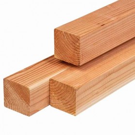 Poteau en douglas 8.5x8.5x300 – Bois Raboté et Séché Poteau en douglas 8.5x8.5x300 – Bois Raboté et Séché