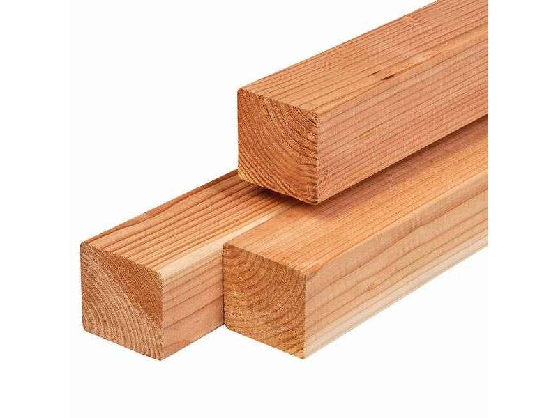 Poteau en bois douglas de 8.5x8.5x300 cm – Bois Raboté et Séché