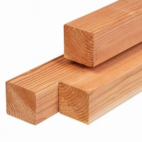 Poteau en douglas 11.0x11 - Bois Raboté et Séché Poteau en mélèze/douglas 11.0x11
