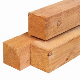 Poteau en douglas 15.0x15.0 - scié fin, sans cœur Poteau en mélèze/douglas 15.0x15.0