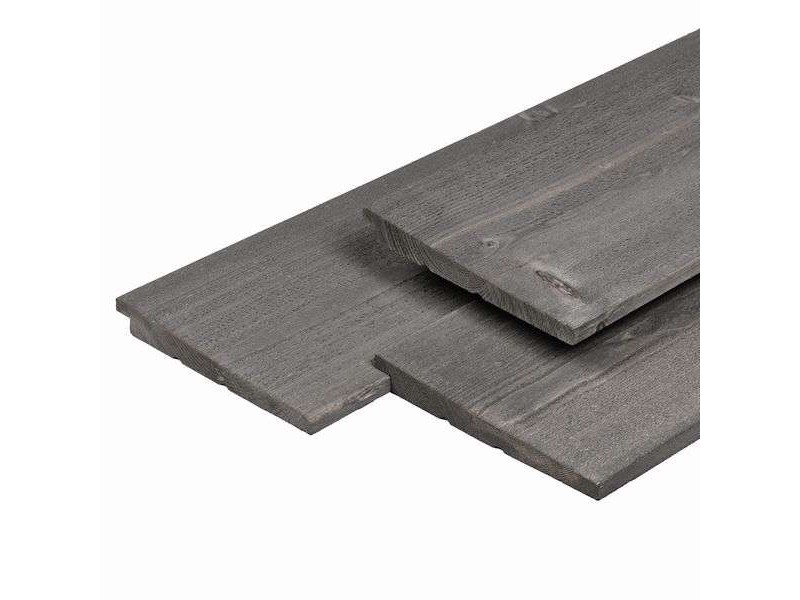 Planche de bardage Eco imprégné gris argenté 1.1/2.2x19.5
