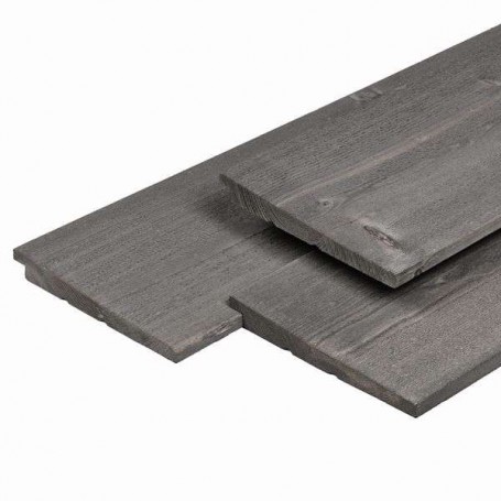 Planche de bardage Eco imprégné gris argenté 1.1/2.2x19.5