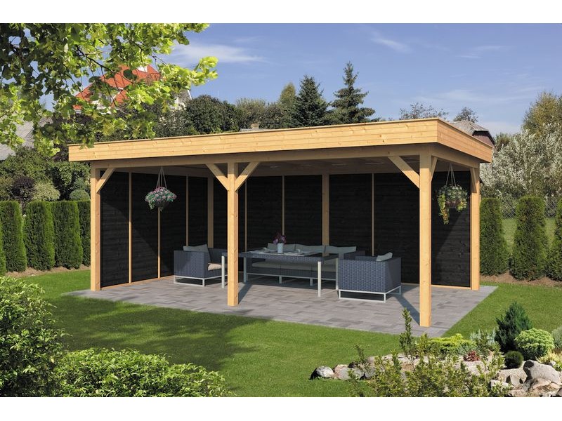 Pavillon ossature bois Oslo en mélèze/douglas Type 2