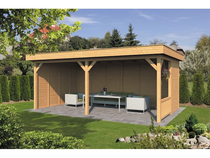 Pavillon ossature bois  Oslo en mélèze/douglas Type 3