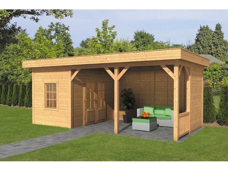Pavillon ossature bois Oslo en mélèze/douglas Type 8