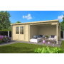 Chalet bois 7,5+8,1m2 300x600cm Chapi