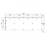 Plan du bâtiment Billund XXL 1386x512cm Red Class Wood Type 10