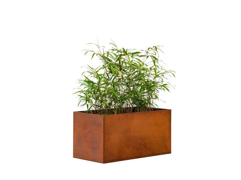 Jardinière Hudson en acier 120x60x80cm