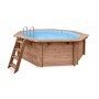Piscine bois Cabana Beach 434x401x118cm - Jardin et Chalet